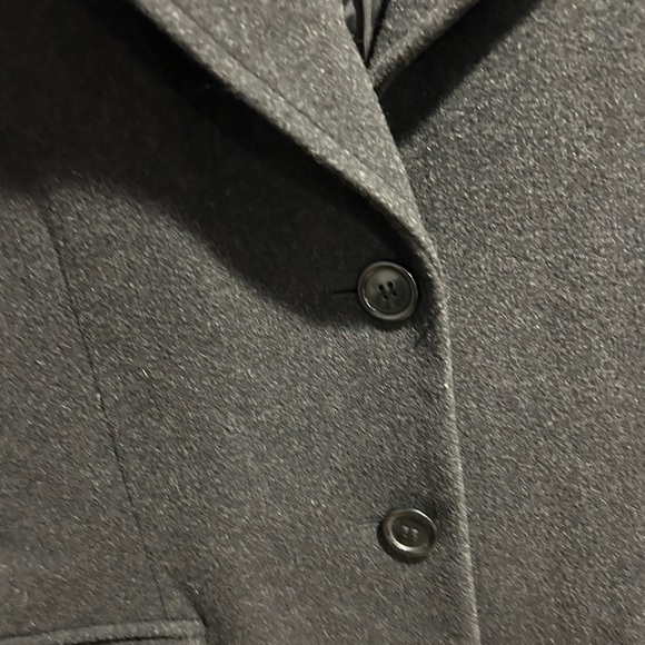 Classic Black Pea Coat for Women - Picture 3 of 6